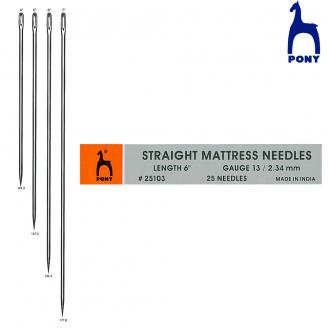 Agujas saqueras/straight mattress (en sobre) - PONY