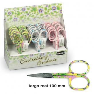 Tijeras de bordar florales. Expositor - TRIUMPH