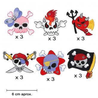 Gothic infantil. Expositor. Aplicaciones bordadas termoadhesivas