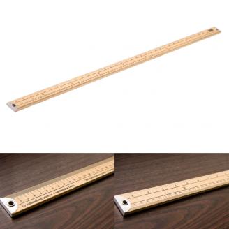 Regla de madera