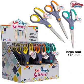 Tijeras de 170 mm. Expositor - SOFTGRIP