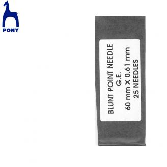 Agujas de punta roma / blunt point (en sobres) - PONY