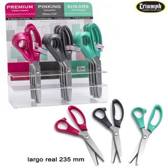 Tijeras dentadas 235 mm. Expositor - TRIUMPH