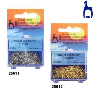 Alfileres para lentejuelas y abalorios - PONY