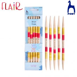 FLAIR agujas de dos puntas de 20 cm - PONY