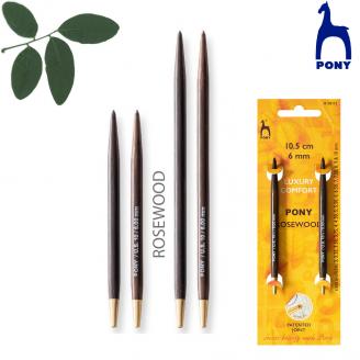 ROSEWOOD puntas intercambiables de 10,5 cm - PONY