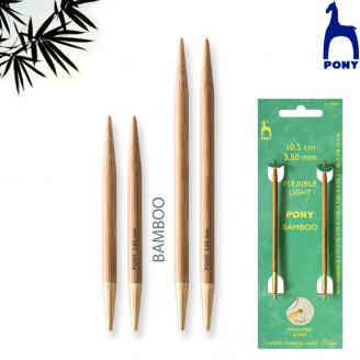 BAMBOO puntas intercambiables de 14 cm - PONY