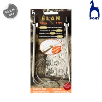 ELAN agujas circulares de 80 cm - PONY