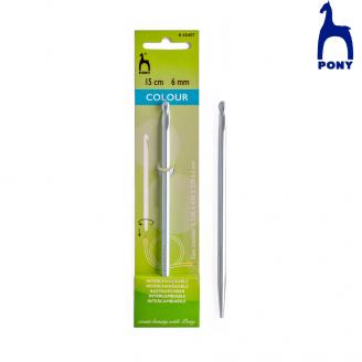 COLOUR ganchillos intercambiables de 15 cm - PONY