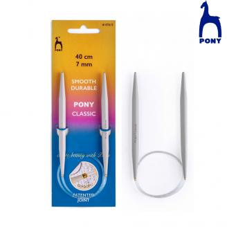 CLASSIC agujas circulares de  40 cm - PONY