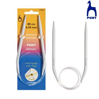 CLASSIC agujas circulares de  80 cm - PONY