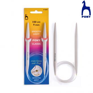 CLASSIC agujas circulares de 100 cm - PONY