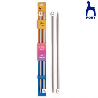CLASSIC agujas de tricotar de 30 cm - PONY