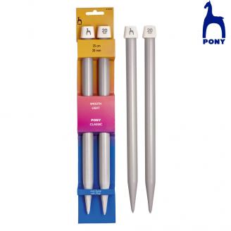 CLASSIC agujas de tricotar de 35 cm - PONY