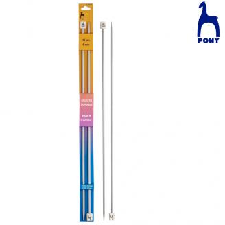 CLASSIC agujas de tricotar de 40 cm - PONY