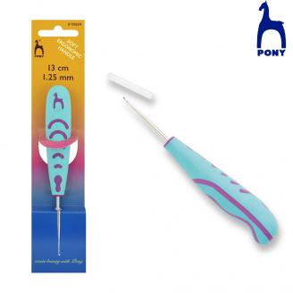 Ganchillos de acero de 13 cm. Con mango ergonómico - PONY