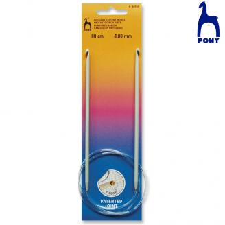 CLASSIC ganchillos tunecinos circulares de 80 cm - PONY