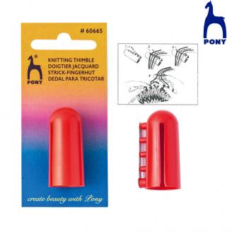 Dedal para tricotar - PONY