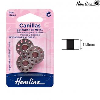 Canillas estándar de metal para máquina de coser - HEMLINE