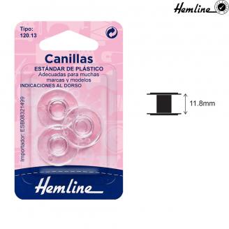 Canillas estándar de plástico para máquina de coser - HEMLINE