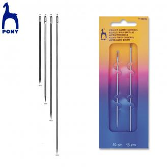 Agujas rectas/straight matress (en cartera) - PONY