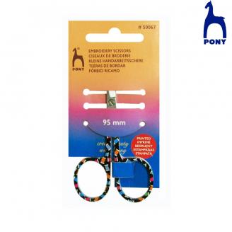 Tijeras de bordar con asas estampadas - PONY