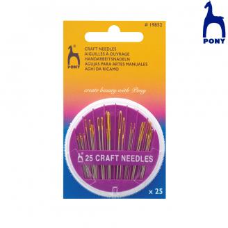 Agujas surtidas de craft. En estuche - PONY