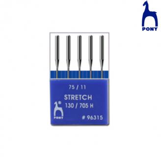 Agujas de coser a máquina Stretch. Talón plano. En cajitas - PONY