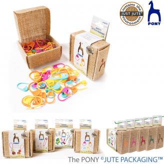 JUTE BOX marcadores imperdibles de colores - PONY