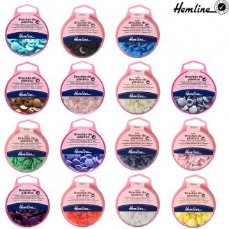 Broches de plástico de colores - HEMLINE