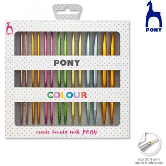 COLOUR puntas intercambiables. Set regalo - PONY