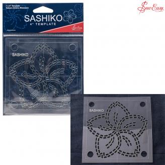 SASHIKO Plantillas Flor de cerezo - SewEasy