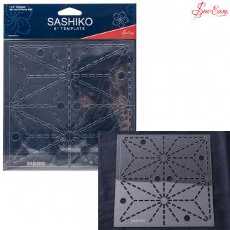 SASHIKO Plantillas Hoja de Cáñamo - SewEasy