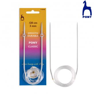 CLASSIC agujas circulares de 120 cm - PONY