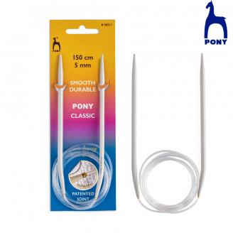 CLASSIC agujas circulares de 150 cm - PONY